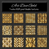 *Wallflowers* Art Deco Gold