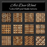 *Wallflowers* Art Deco Wood