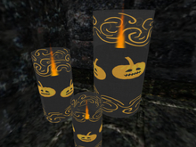 Halloween - Candle 02 with candle holder (x3)