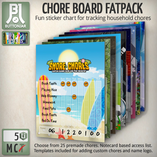 Chore Board (Fatpack) - Buttonjar