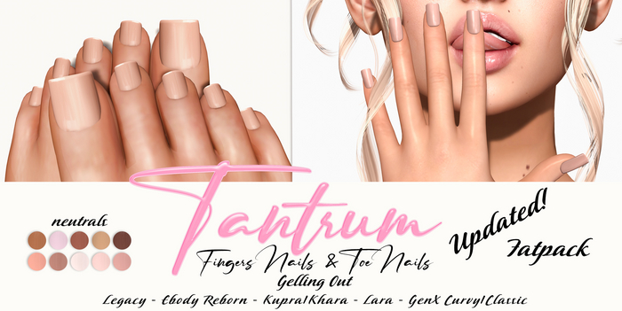 Tantrum - Gelling Out Fingers & Toes - Nuetrals 