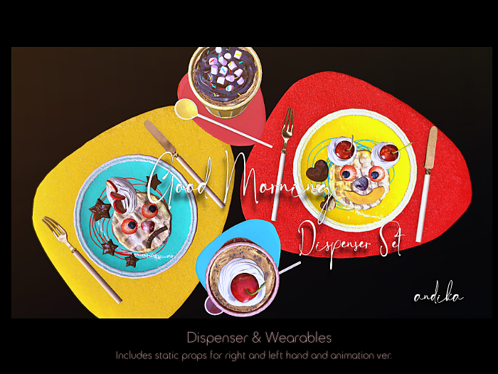 ADD/andika{Good Morning!}waffle  dispenser & wearables Set