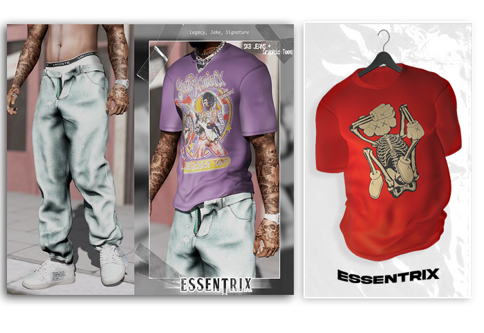 -ESSENTRIX-. Graphic Tee (Red)