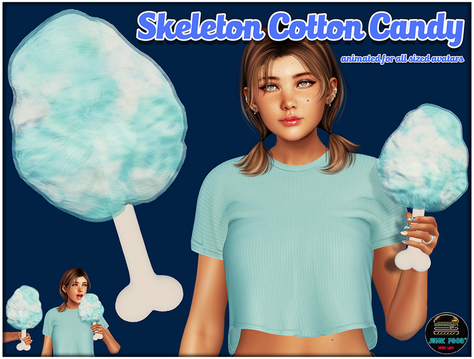 Junk Food - Skeleton Cotton Candy