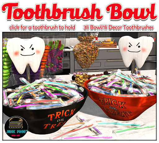 Junk Food - Toothbrush Bowl (Cavity)