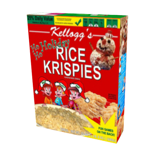 Rice Krispies Cereal Box 1Li Decor
