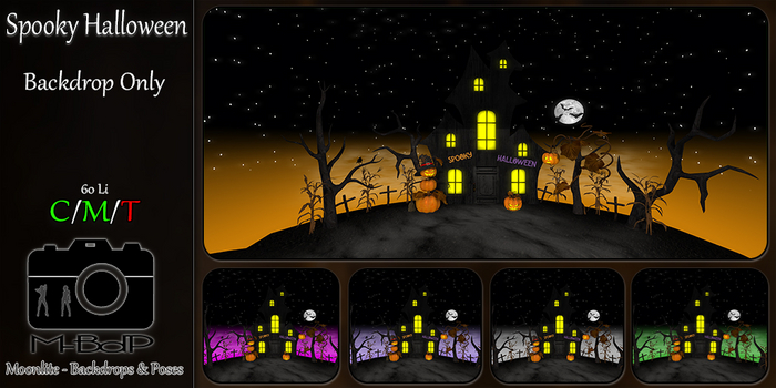 M-BdP :: Spooky Halloween 2023 - Backdrop