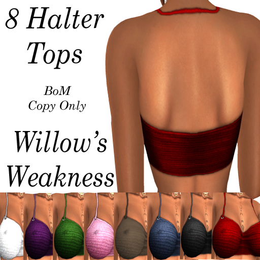 8 HALTER TOPS BOX