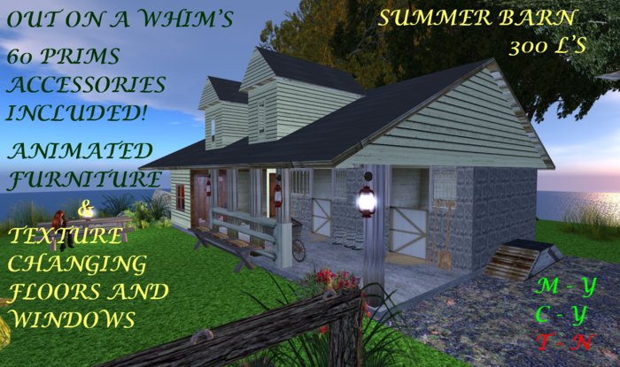Boxed Little Summer Barn from Out on a Whim