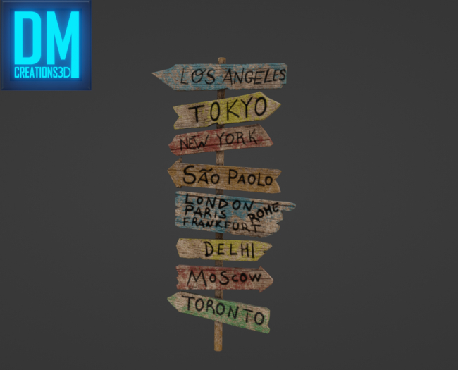 Road Sign Full Perm Mesh