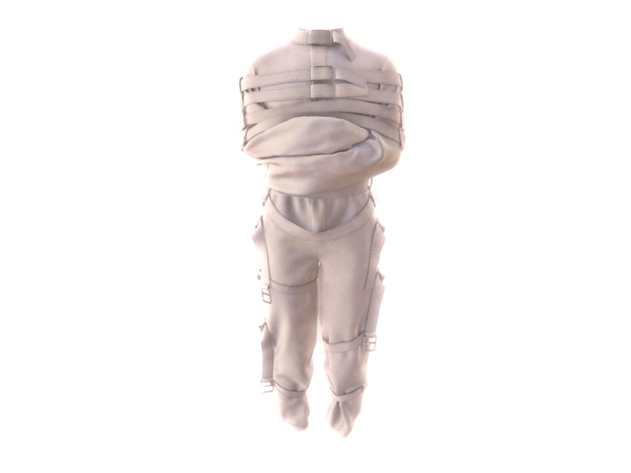 01.[Since1975] Straitjacket White RARE female&male