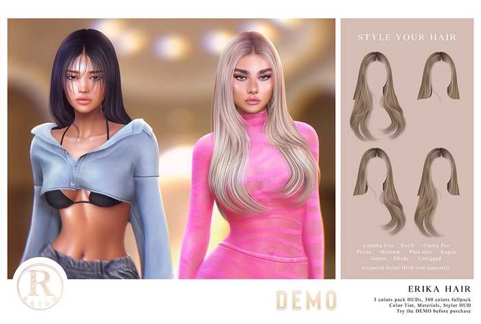RAMA.SALON - Erika Hair 'DEMO'
