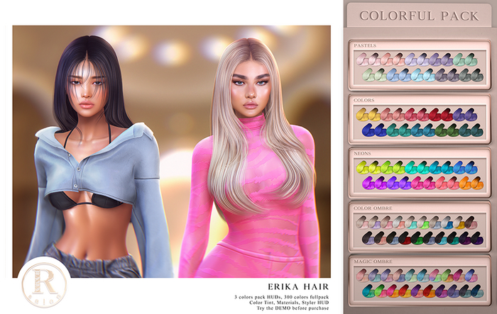 RAMA.SALON - Erika Hair 'Colorful Pack'