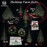 04 Bee Designs Christmas Farm RARE