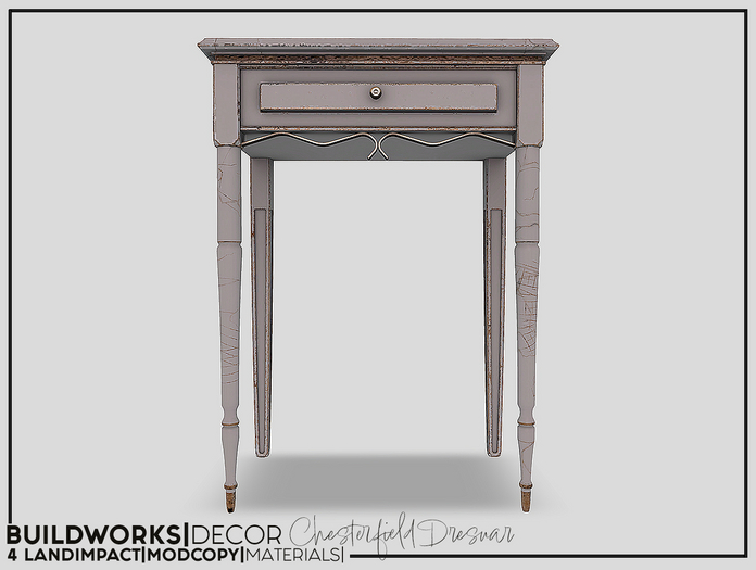buildworksdecor ~ Chesterfield Dresuar / Boxed