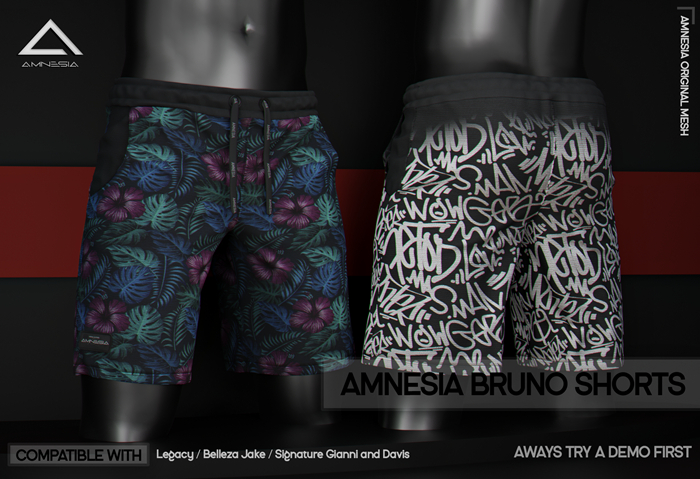 # AMNESIA - Bruno Shorts - FATPACK