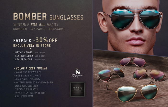 [MAGNIFICENT] DEMO BOMBER Sunglasses - FATPACK