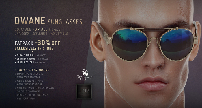 [MAGNIFICENT] DEMO DWANE Sunglasses - FATPACK