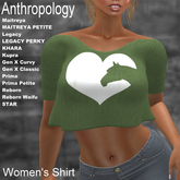 Love (heart) Horses Women's Shirt (WZZ)