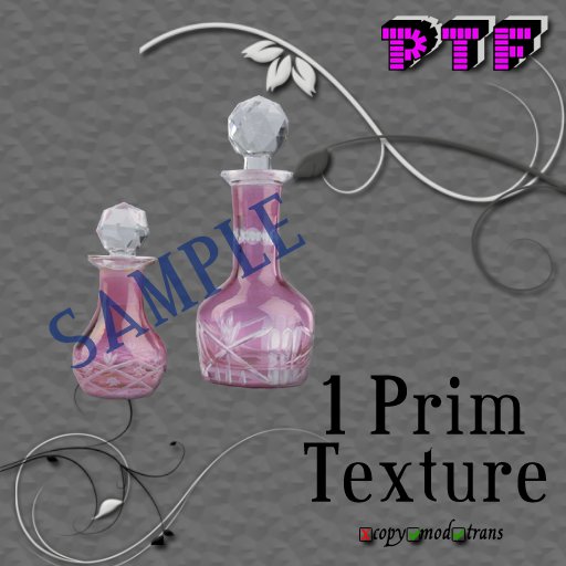 Pink Perfume Bottles Texture