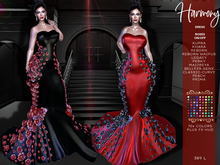 Fatpack Special, Harmony Formal Gown, 70 + Colors , FX Hud Included