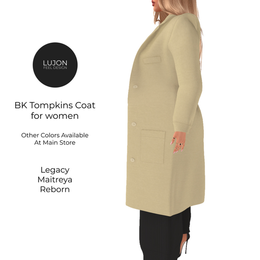 {LUJON} BK Tompkins Coat - Camel