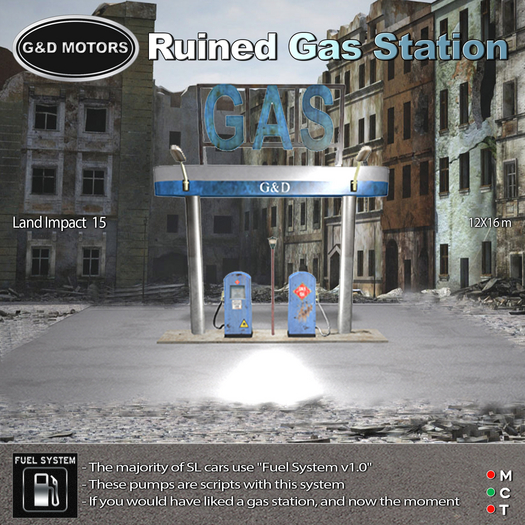 G&D MOTORS Ruined Gas Station