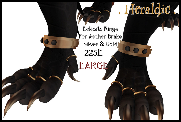 . heraldic . [Large] Aether Drake Delicate Rings