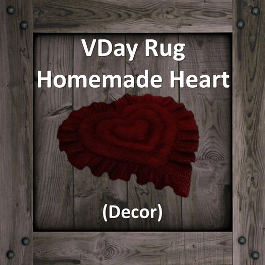 DFS VDay Rug - Homemade Heart (DFS - Texture Only)