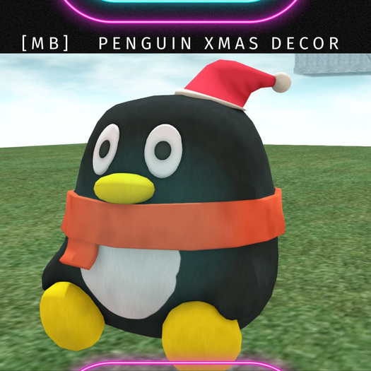 {MB} Penguin xmas decor