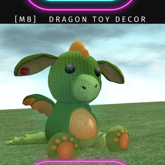 (MB) dragon toy decor