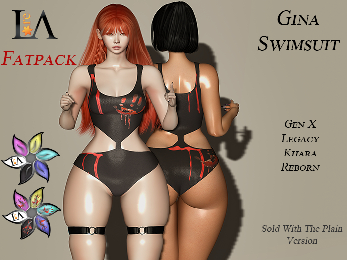 LA-Unpack Gina Swimsuit Fatpack