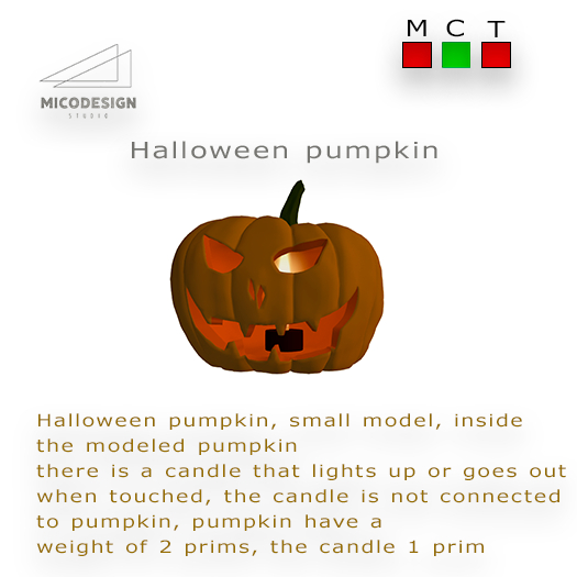 :-MiCoDesign:  "Halloween pumpkin - Small"