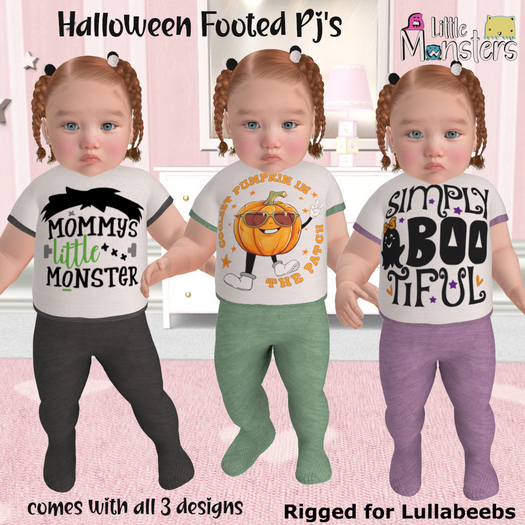 *LM* Halloween Footed Pj's BOXED