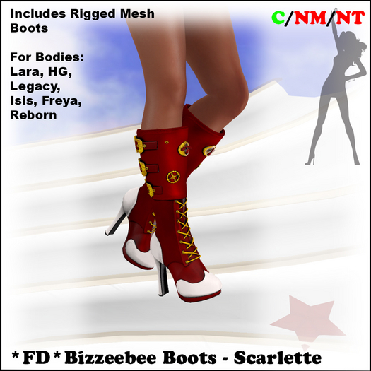 *FD* Bizzeebee Boots [Boxed] Scarlette