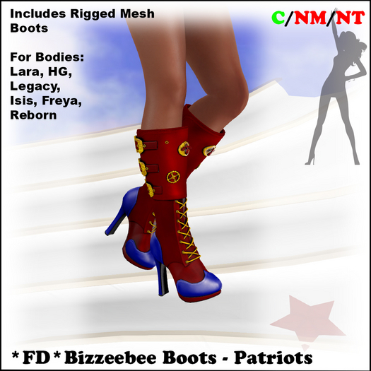 *FD* Bizzeebee Boots [Boxed] Patriots