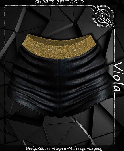 [C.YFashion] *VIOLA*SHORTS BELT GOLD(add me)