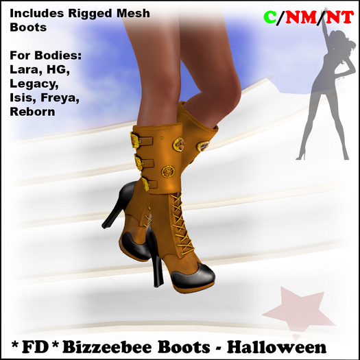 *FD* Bizzeebee Boots [Boxed] Halloween