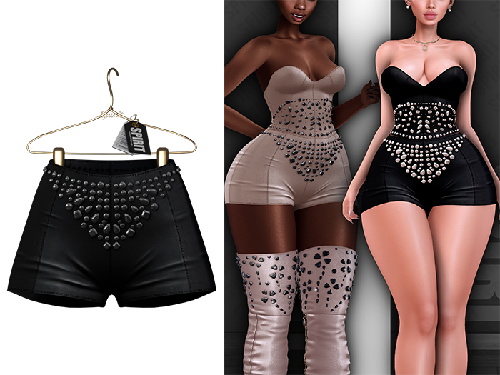 SPIRIT - Sharli shorts [BLACK]