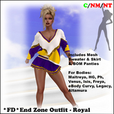 *FD* Endzone Outfit [Boxed] Royal