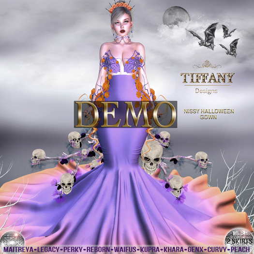 ::TD:: Nissy Halloween Gown {Mesh} DEMO