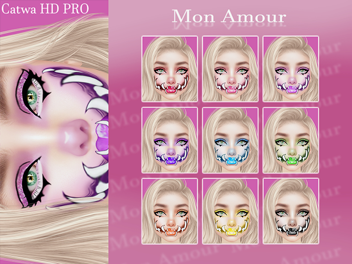 Mor Amour Hungry For You Face Paint BOM Catwa HD PRO