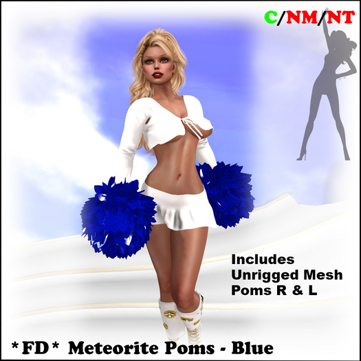 *FD* Meteorite Pompom Set [Boxed] Blue