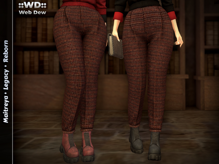 ::WD:: Pants Thora - Boucle Red