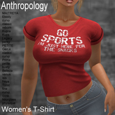 GO SPORTS...  Women's T-Shirt (WTTA)
