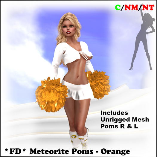 *FD* Meteorite Pompom Set [Boxed] Orange