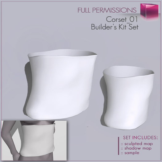 Full Perm Sculpted Corset - Builder's Kit Set
