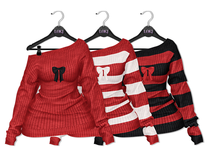 Loki - Everlee Loose Sweater - Red