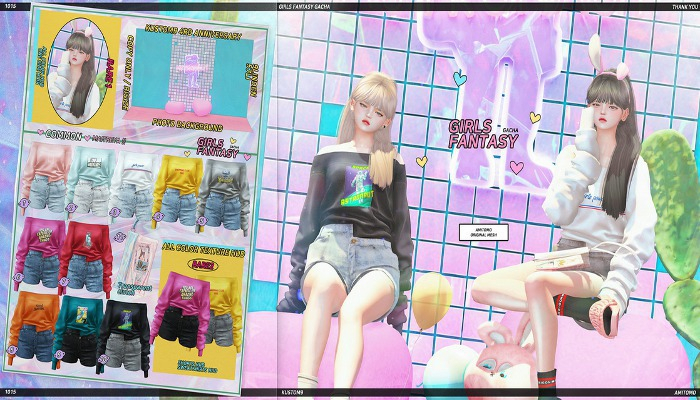 AMITOMO /  Girls Fantasy GACHA  / 1 RARE