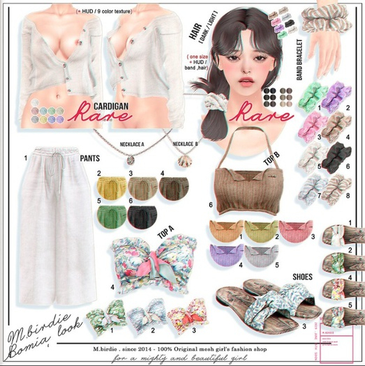 `M.BIRDIE / Bomia look. Cardigan RARE